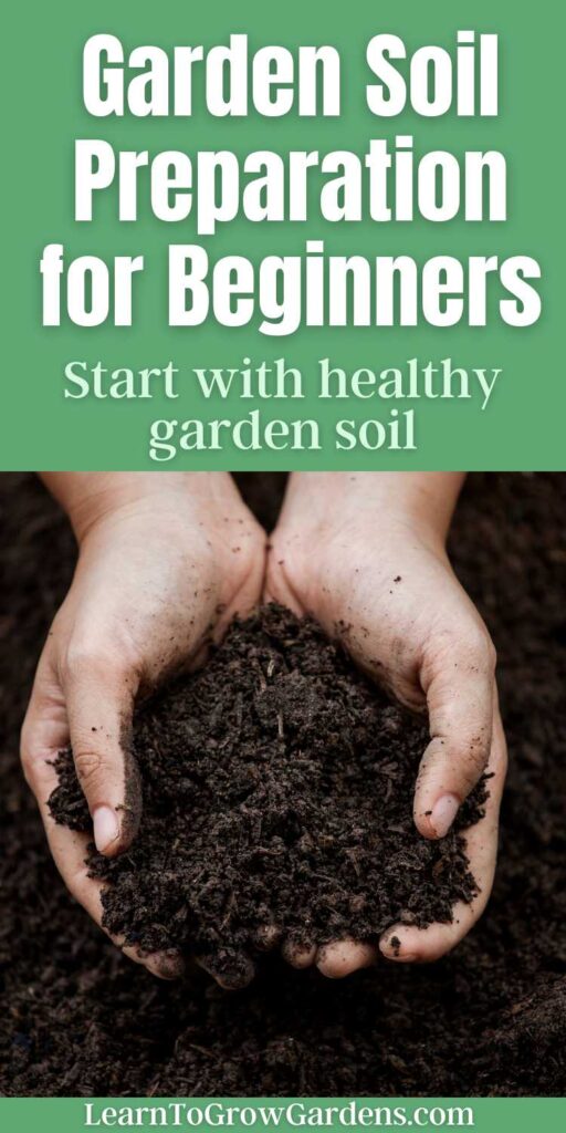 hands holding healthy garden soil